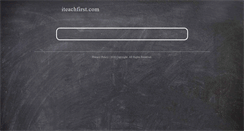 Desktop Screenshot of iteachfirst.com